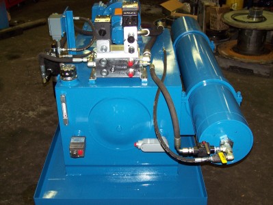 Blue Hydraulic Power Unit