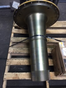 Spindle repair for 771D Rear Dump Truck