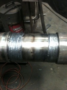 Spindle repair for 771D Rear Dump Truck